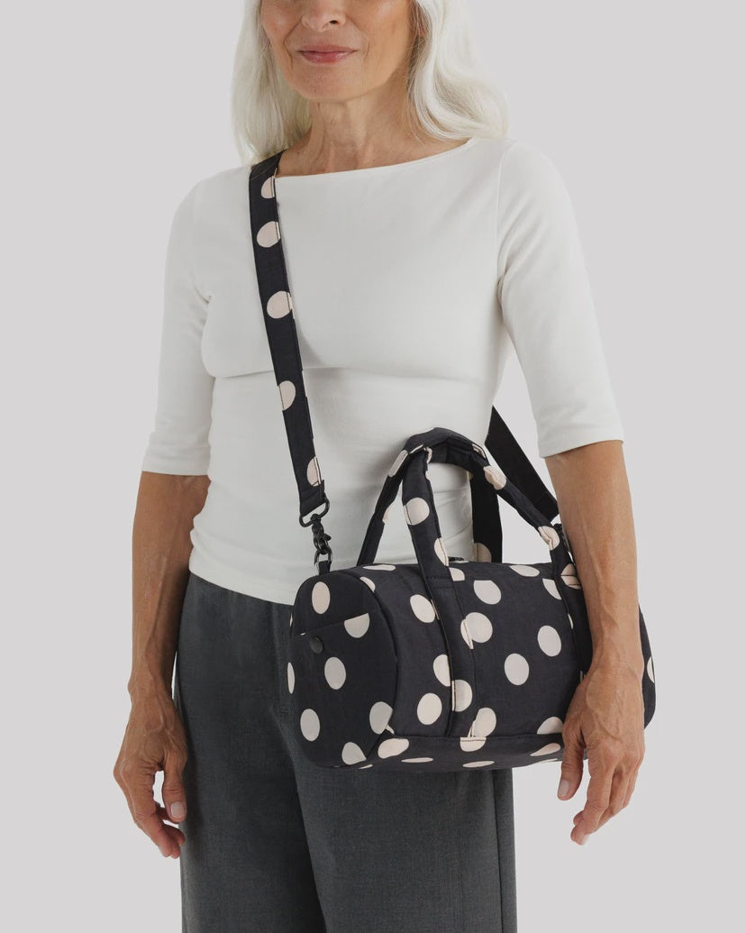 Black Dot Duffle Bag
