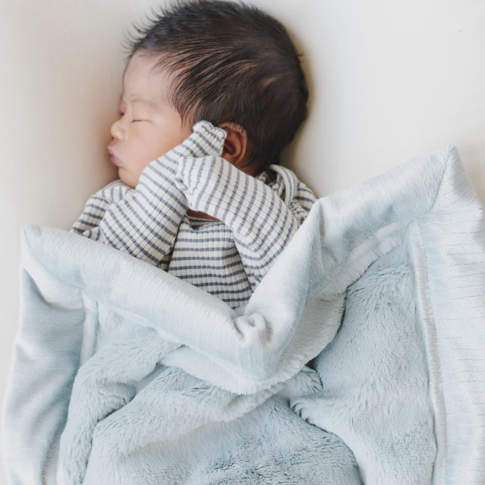Lush Receiving Blanket in Chambray