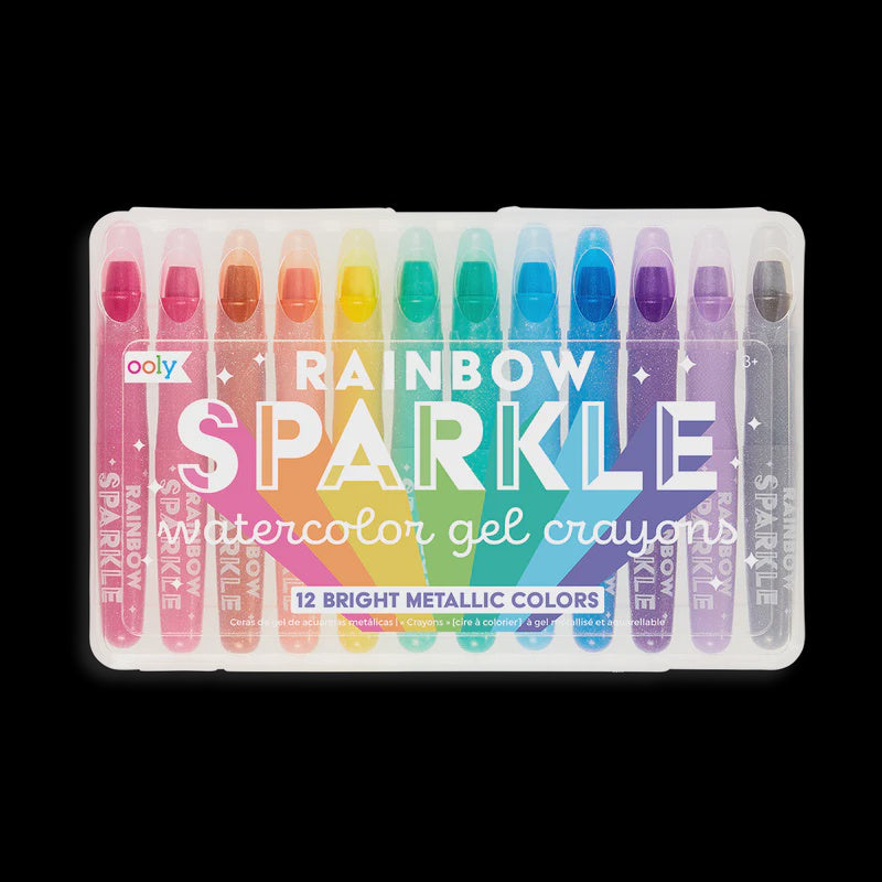 Rainbow Sparkle Gel Crayons