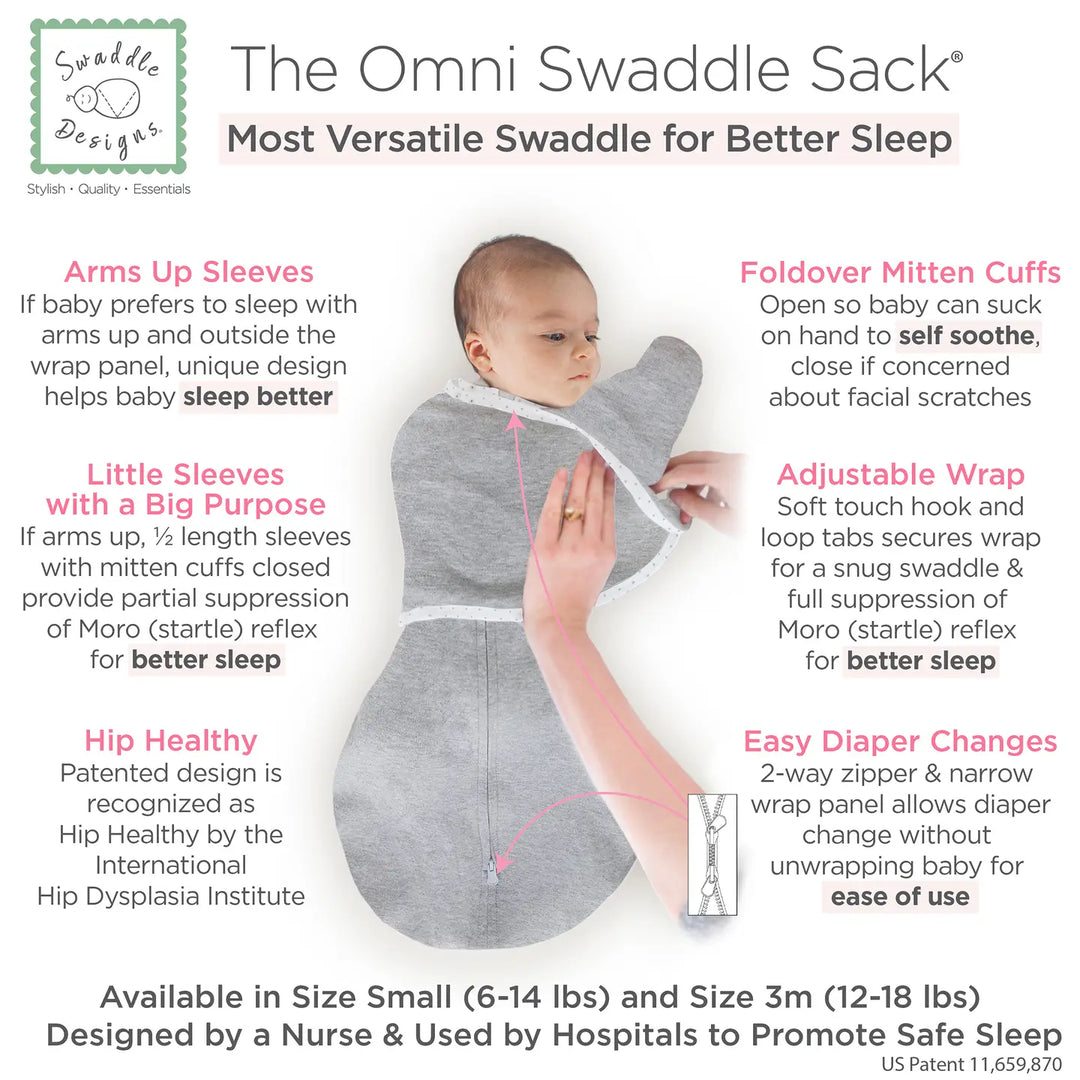 Peach Omni Swaddle Sack