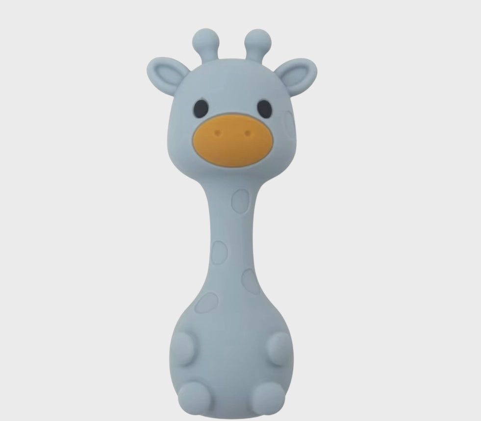 Blue Giraffe Rattle