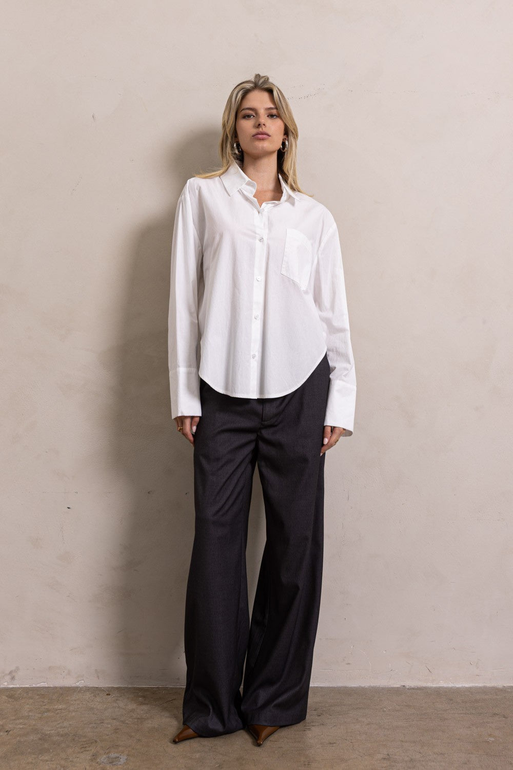 Annalise Button Down