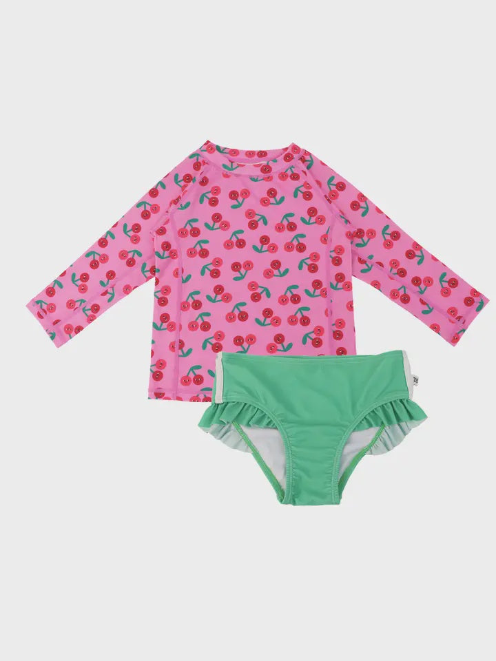 Cherries Rashguard Set