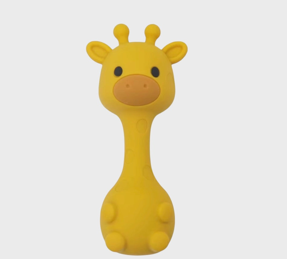 Mustard Giraffe Rattle