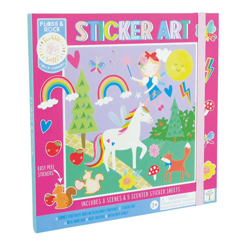 Rainbow Fairy Sticker Art