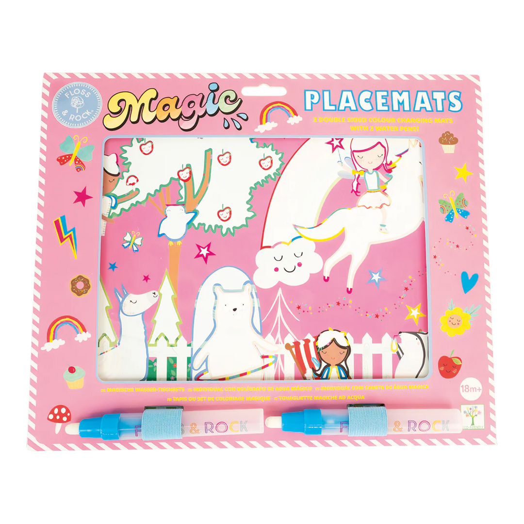 Rainbow Fairy Water Placemats
