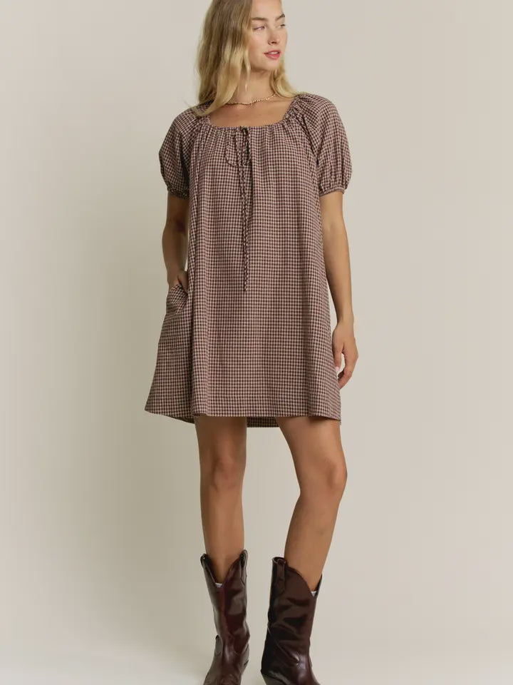 Livy Gingham Dress