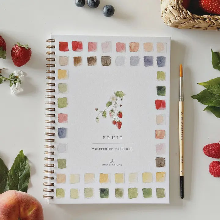 Fruits Watercolor Workbook