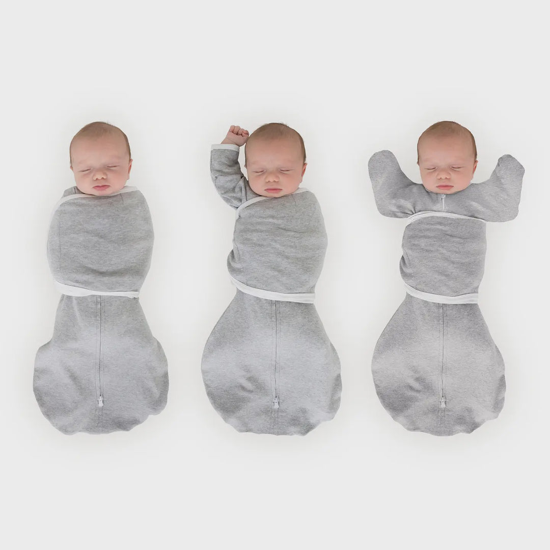 Grey Organic Omni Swaddle Sack