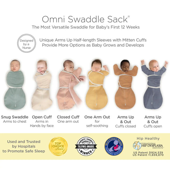 Peach Omni Swaddle Sack