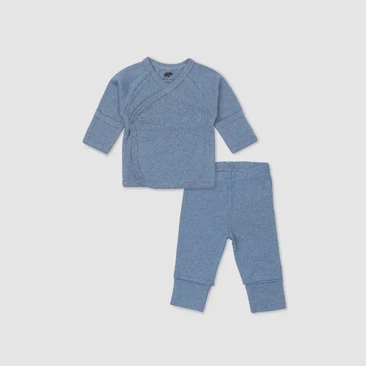 Hello Baby Blue Layette Set