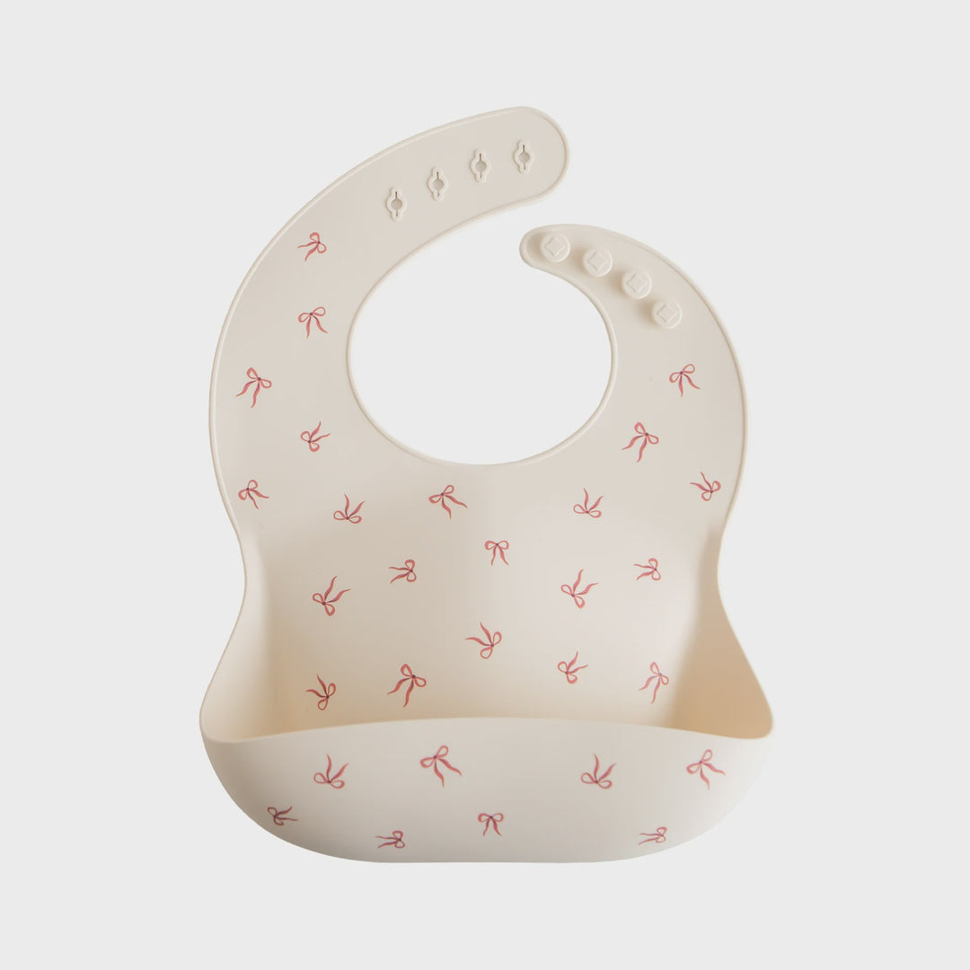 Bows Silicone Bib