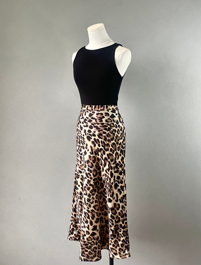 Cheetah Midi Skirt