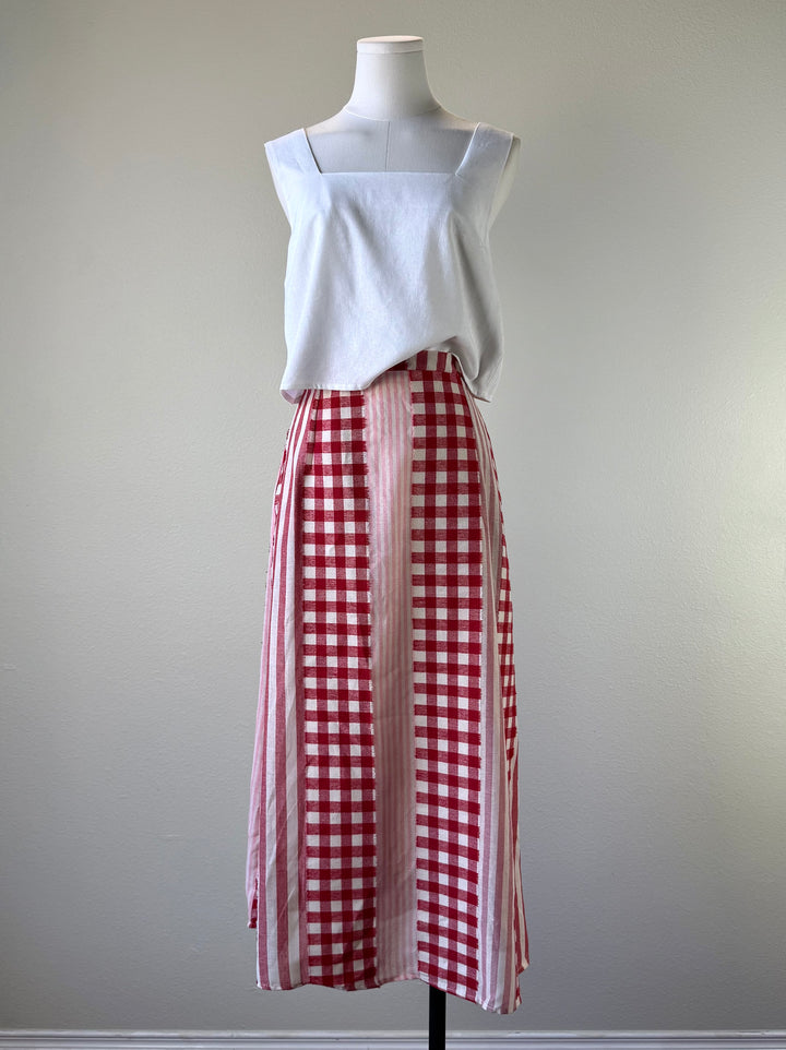 Cheryl Gingham Skirt