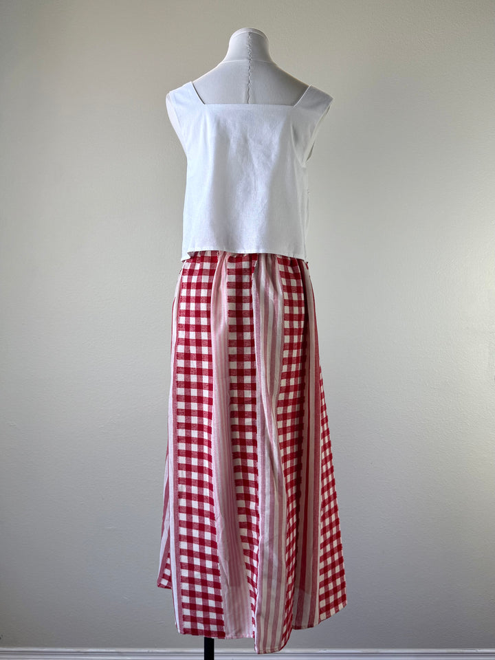 Cheryl Gingham Skirt