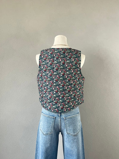 Dainty Floral Vest