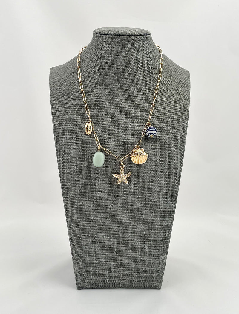 Dainty Starfish Charm Necklace