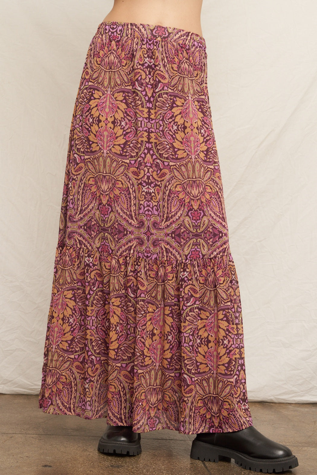 Brun Maxi Skirt