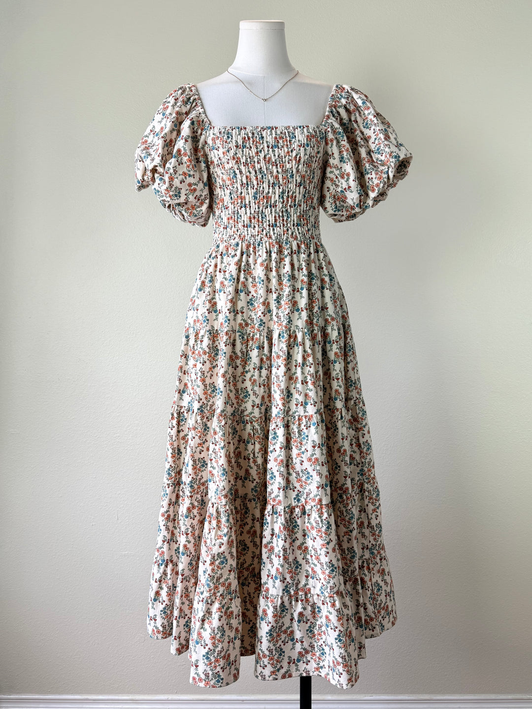 Fall Floral Dress
