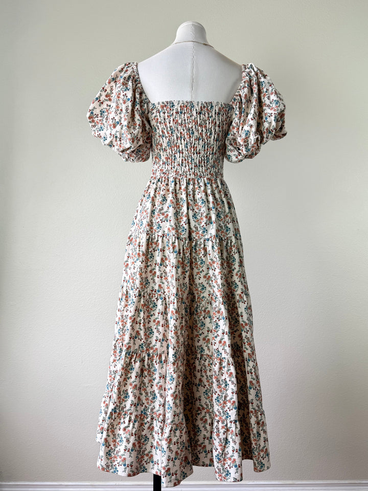Fall Floral Dress