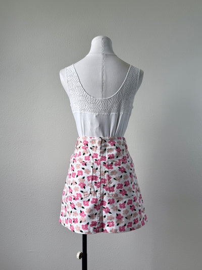 Floral Mini Skirt