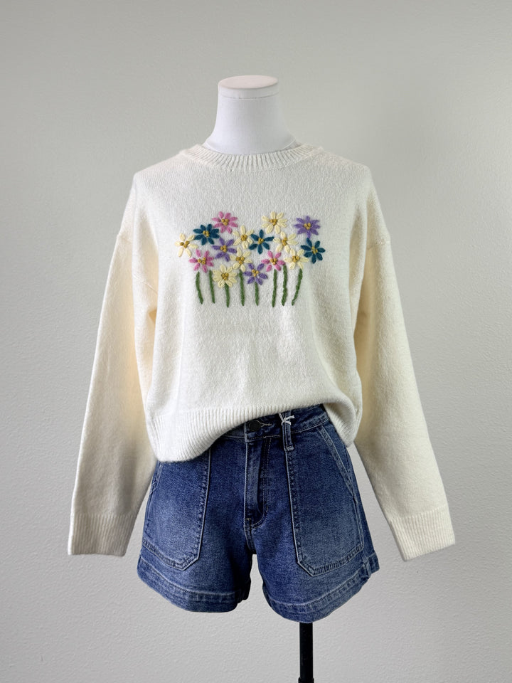 Flowers Sweater