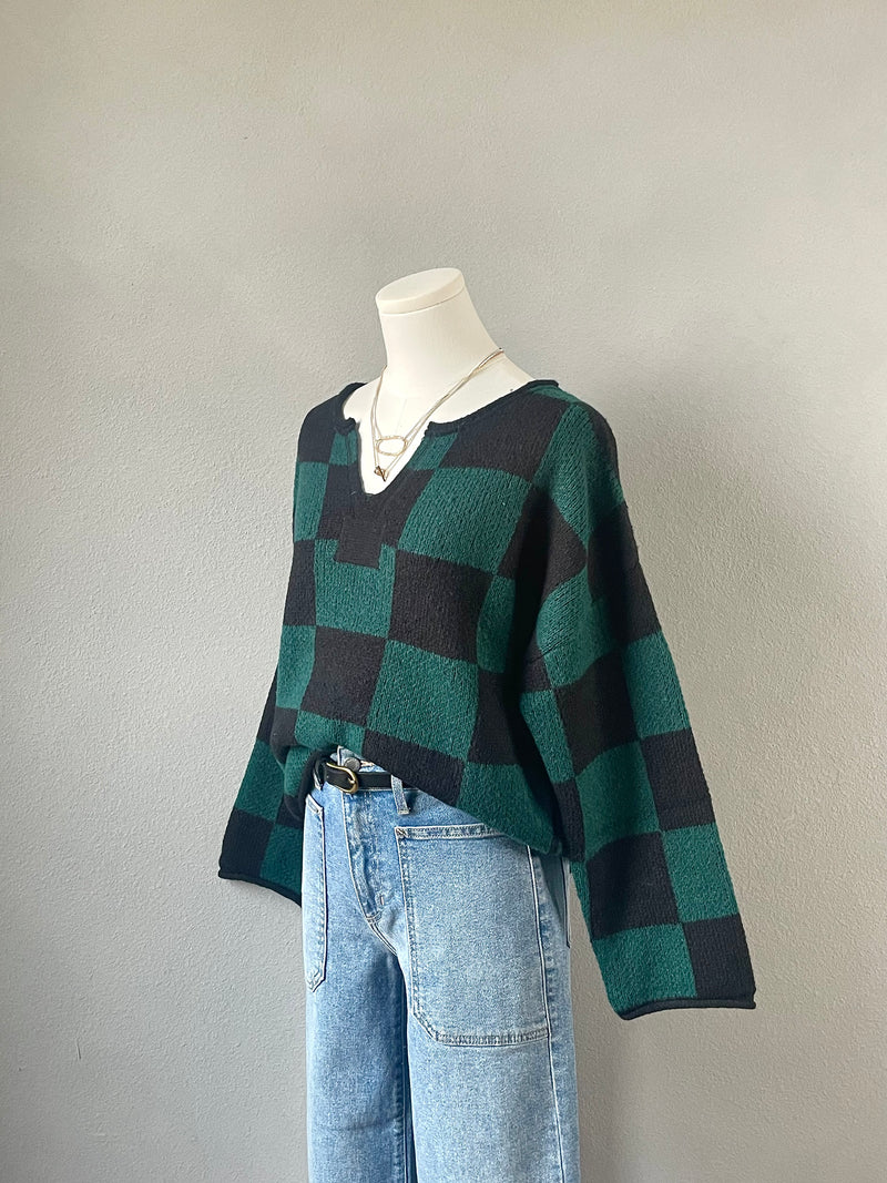 Franki Check Sweater