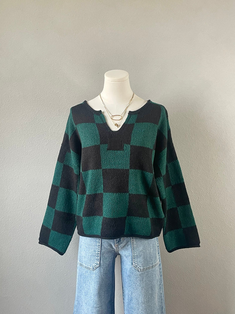 Franki Check Sweater