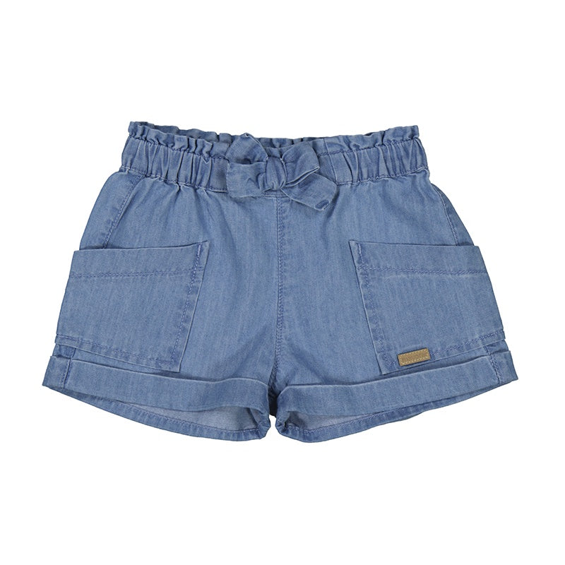 Chambray Pocket Shorts