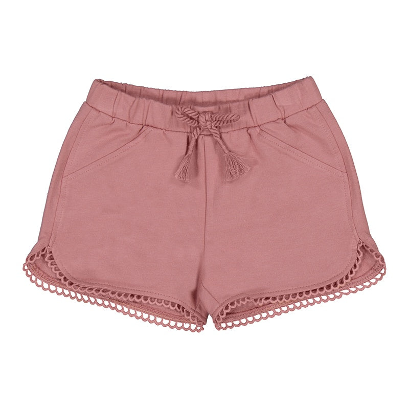 Blush Scallop Shorts