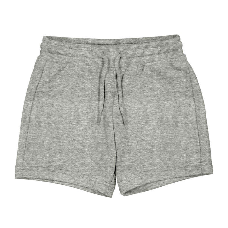 Heather Grey Cotton Shorts