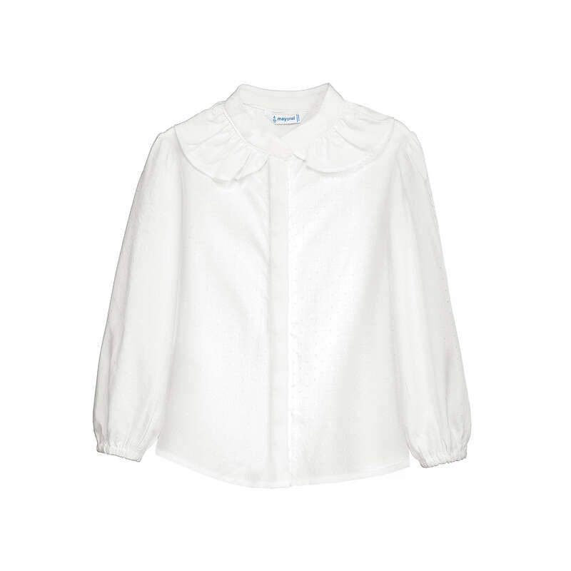 Ruffle Collar Blouse