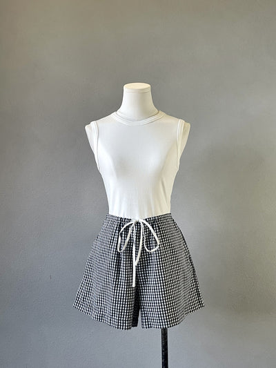 Gingham Short