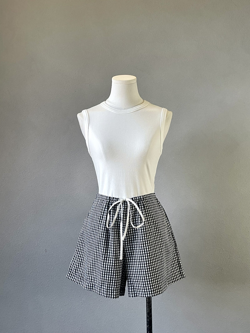 Gingham Short