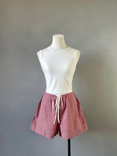 Gingham Short