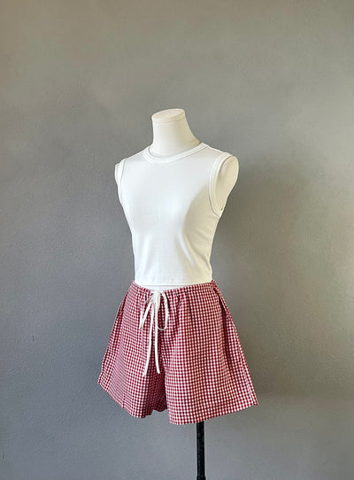 Gingham Short