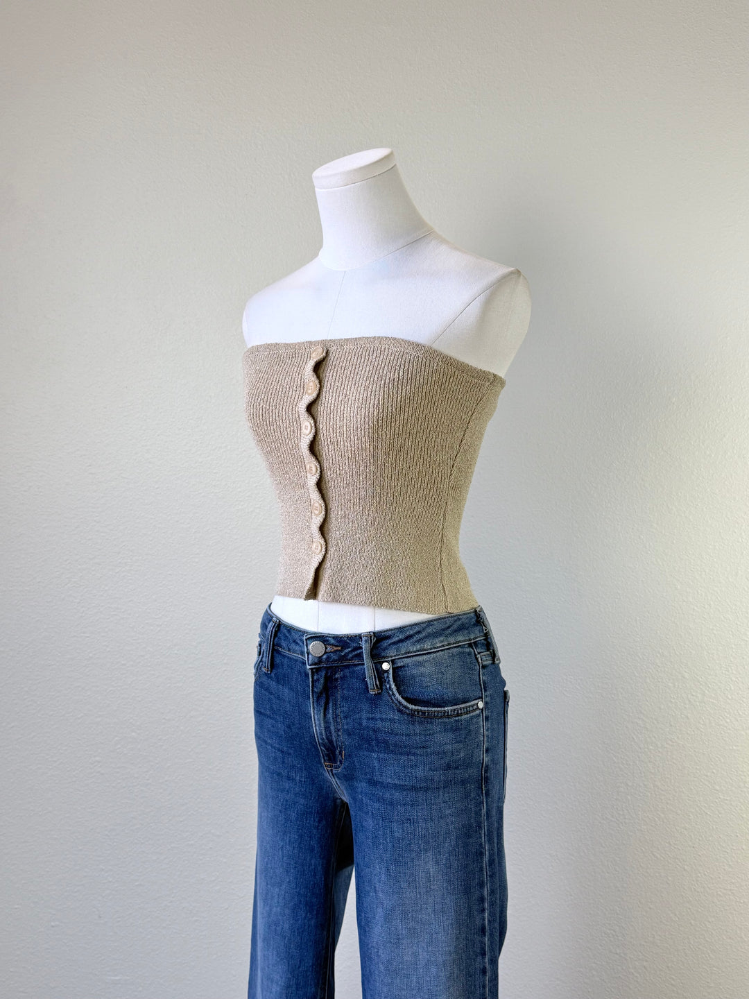 Giselle Strapless Sweater