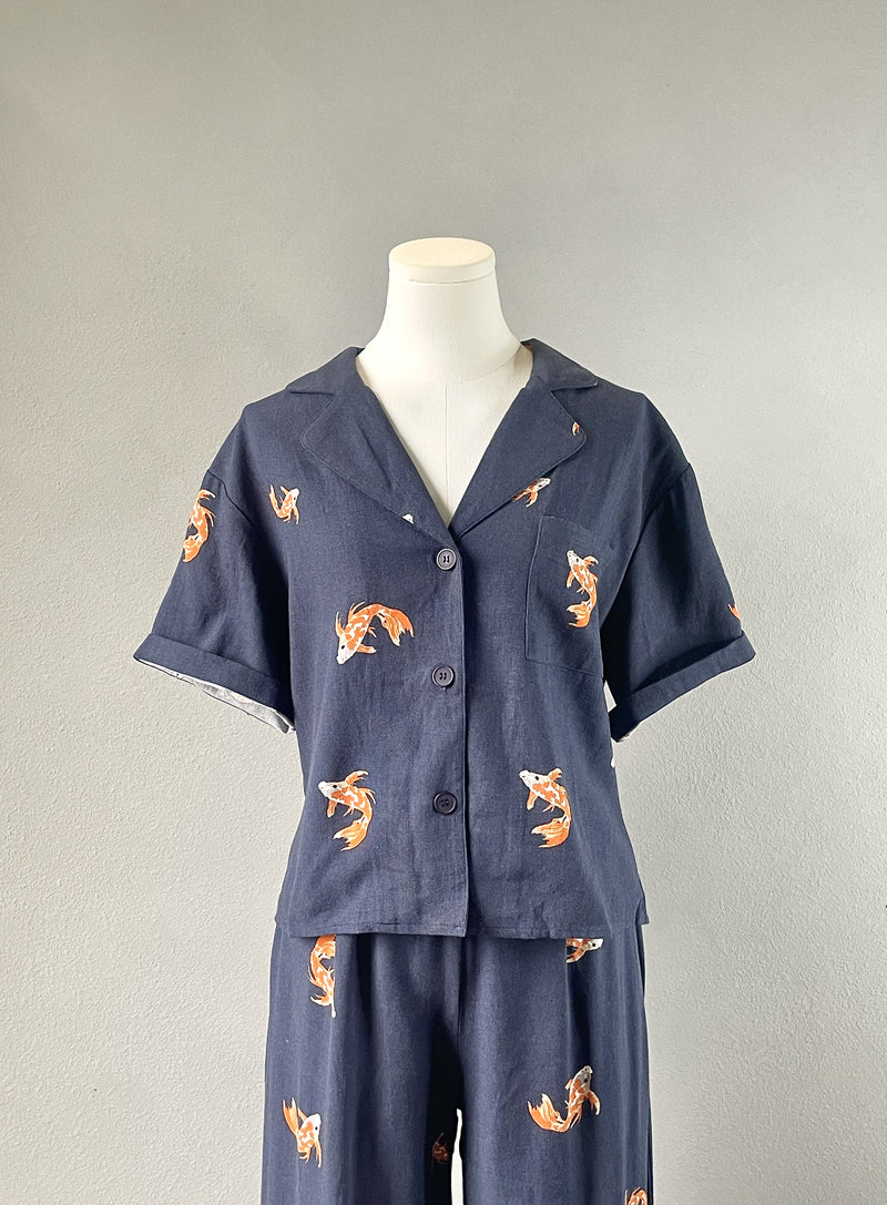 Goldfish Button Up