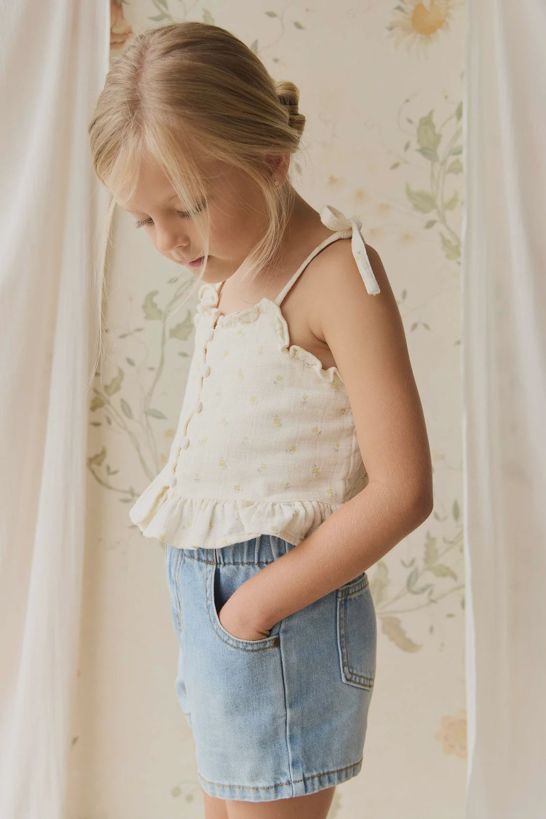 Mirabel Top Vintage Ditsy