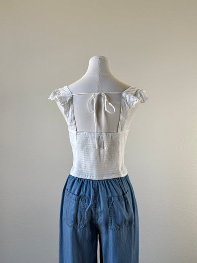 Leanne Eyelet Top