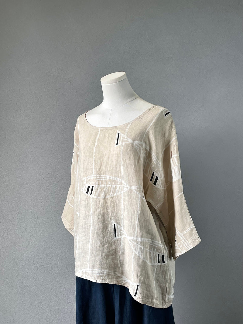 Linen Fish Top