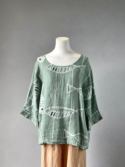 Linen Fish Top