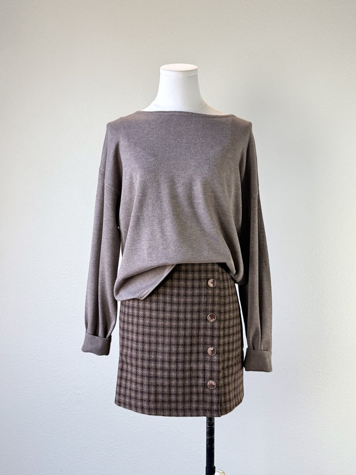 Malone Plaid Skirt
