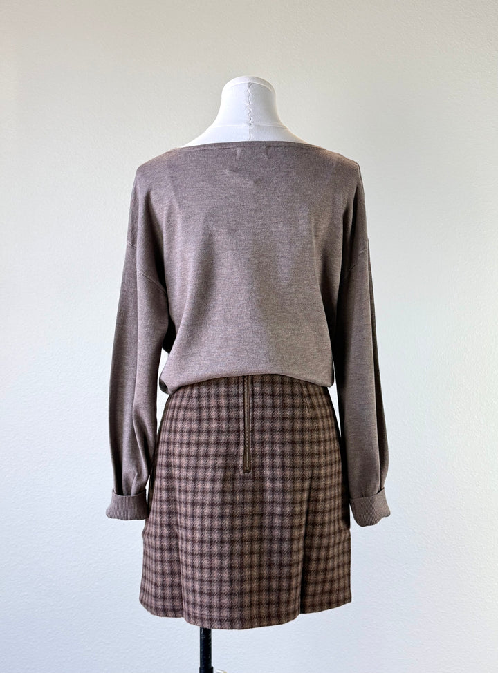 Malone Plaid Skirt