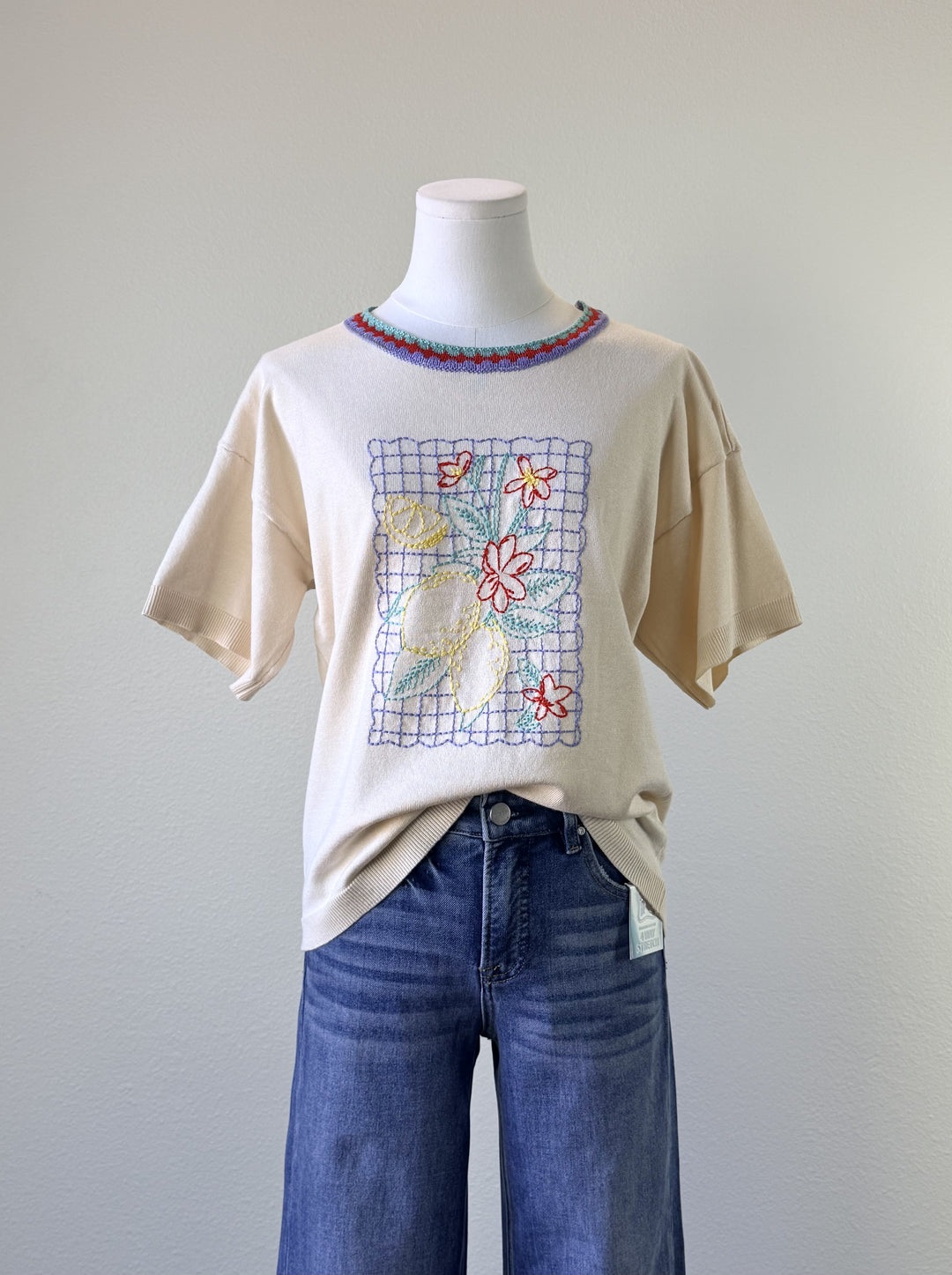 Mateo Embroidered Sweater