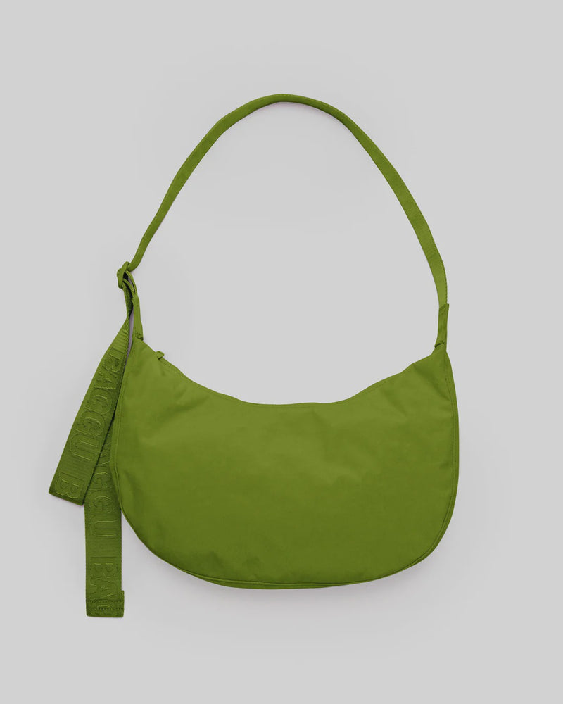 Green Juice Medium Crescent Bag