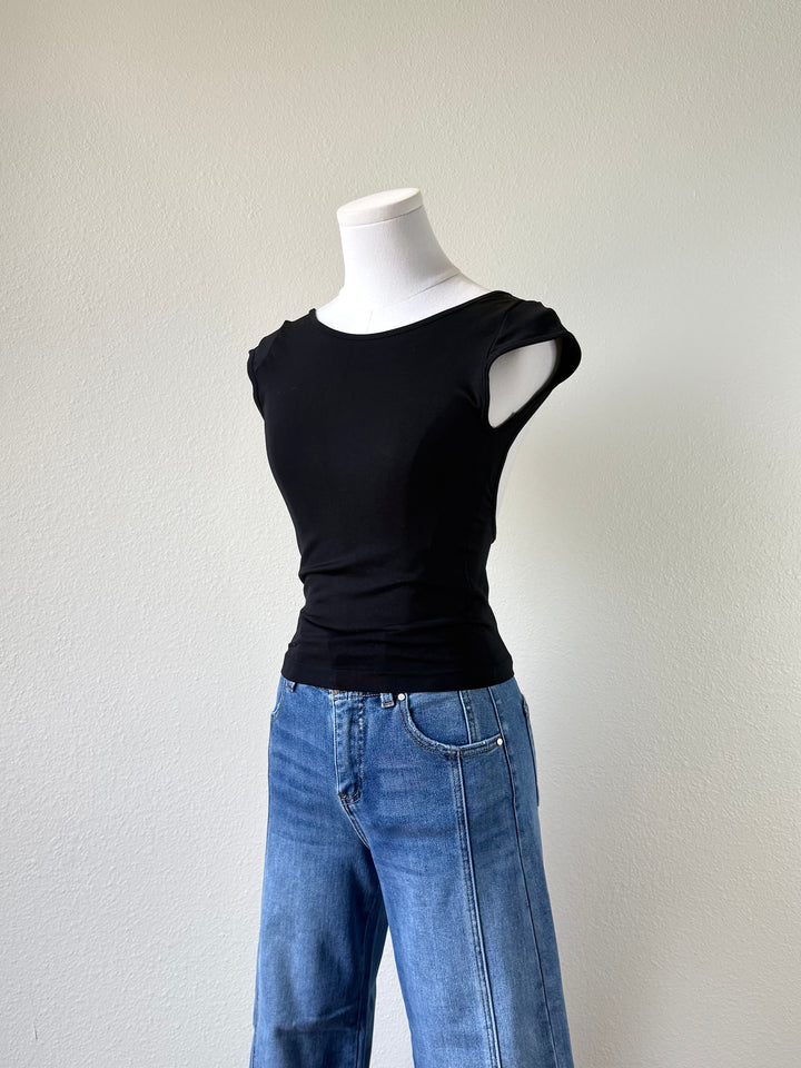 Open Back Ballerina Top