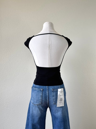 Open Back Ballerina Top
