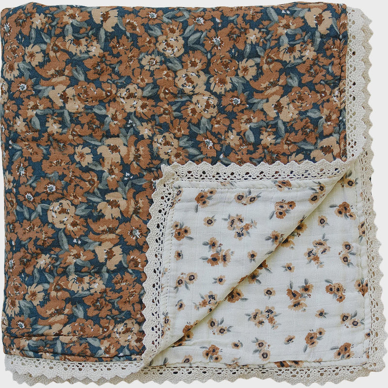 Venetian & Bloom Muslin Quilt