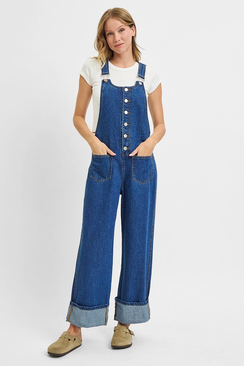 Rosales Cuffed Overalls